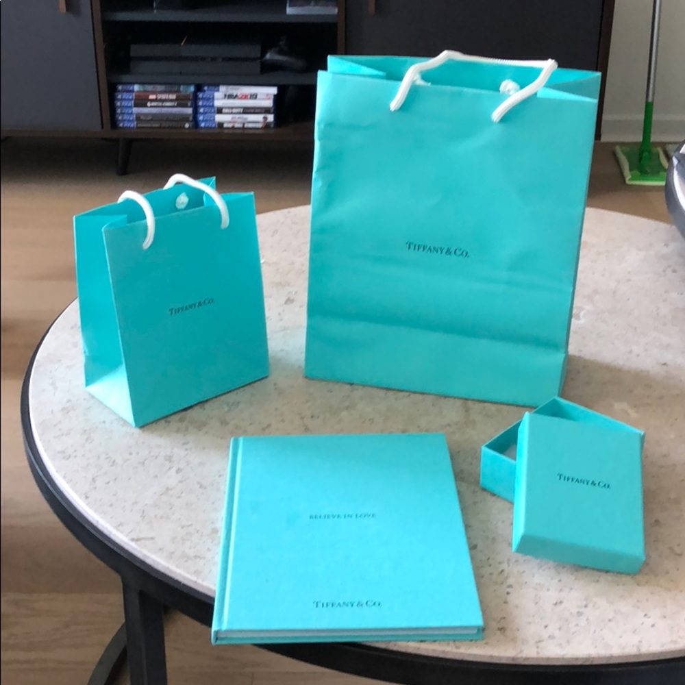 Tiffany’s packaging and hardcover book